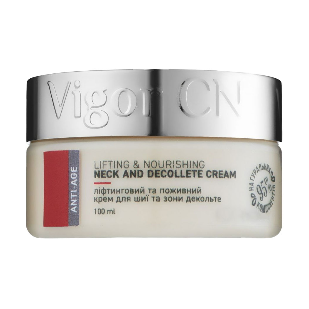 Ліфтинговий та живильний крем для шиї та зони декольте Vigor Lifting &amp; Nourishing Neck And Decollete Cream, 50 мл
